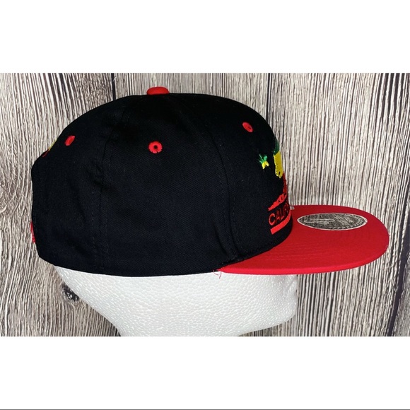 California Republic Baseball Cap Hat Eighty Eight Snapback Adjustable Flat Bill - Picture 3 of 7